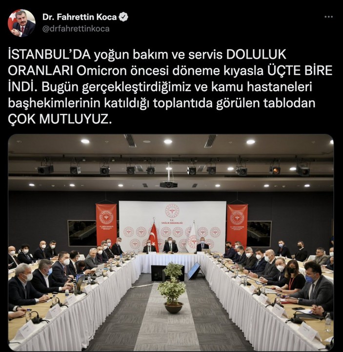Fahrettin Koca'dan İstanbullulara müjde