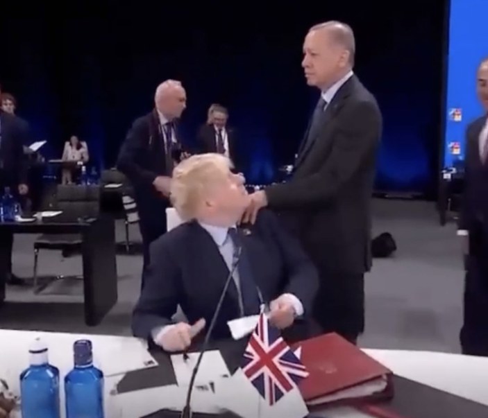 Cumhurbaşkanı Erdoğan ile Boris Johnson'ın eğlenceli anları