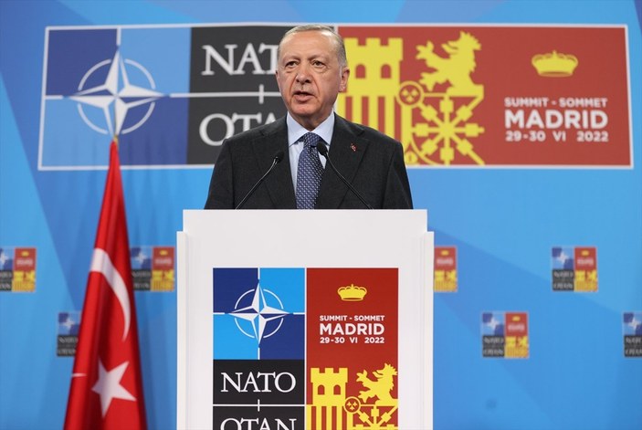 Cumhurbaşkanı Erdoğan'ın NATO zirvesi sonrası açıklamaları