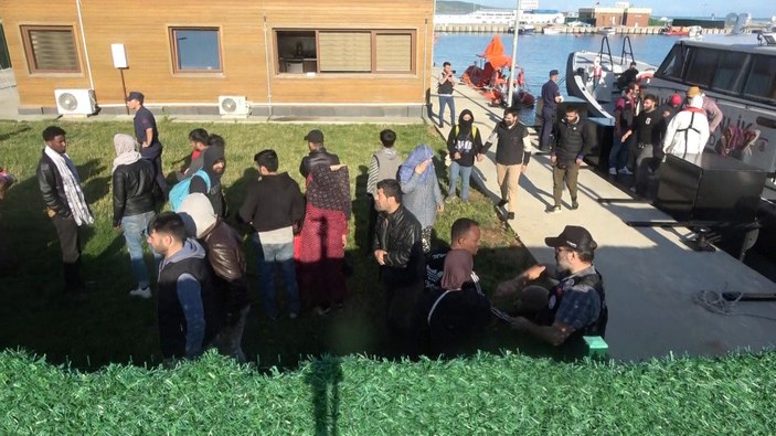Şile’de, 59 kaçak göçmen yakalandı