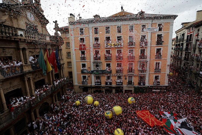 İspanya'da San Fermin festivali başladı