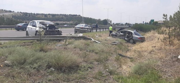 Ankara'da kaçan kurbanlık trafik kazasına neden oldu