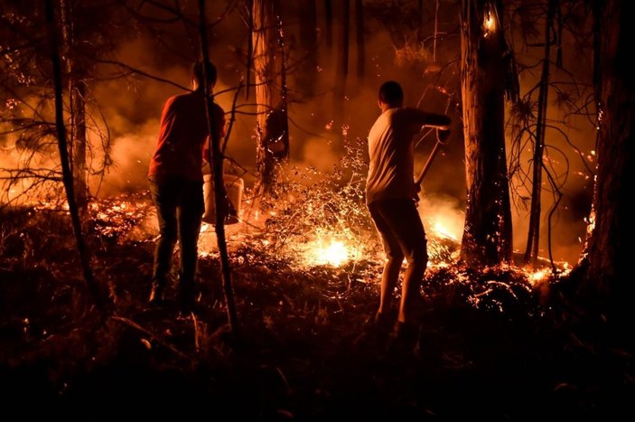 Portekiz ve İspanya'da orman yangını alarmı