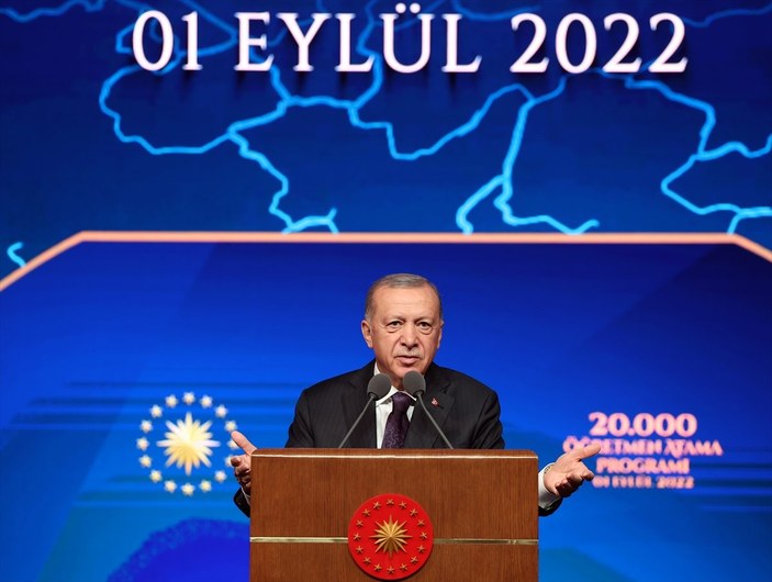 Cumhurbaşkanı Erdoğan'ın katılımıyla 20 bin öğretmen atandı