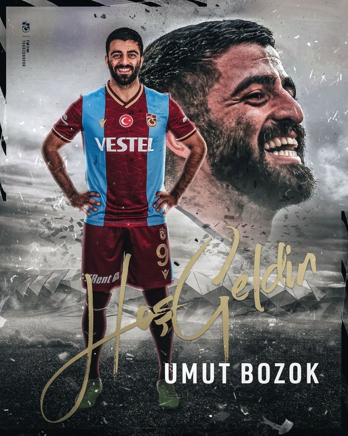 Trabzonspor, Umut Bozok'u açıkladı