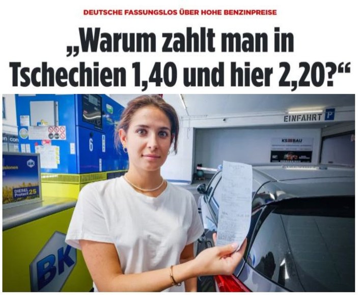 Almanya'da sürücüler, artan yakıt fiyatlarına tepkili