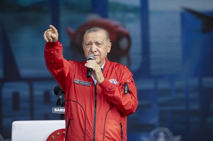 Cumhurbaşkanı Erdoğan: Parasıyla savunma ürünü vermeyen ülkelere ihracat yapıyoruz