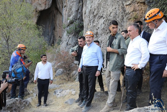 İçişleri Bakanı Süleyman Soylu, Diyarbakır Lice'de gençlerle buluştu