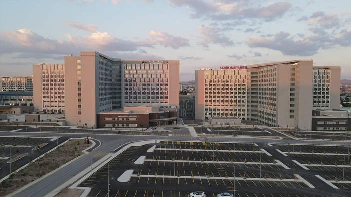 Etlik Şehir Hastanesi'nden özel görüntüler