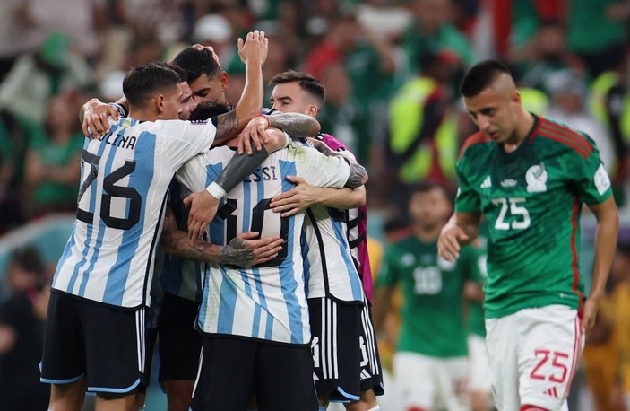 Arjantin, Meksika karşısında kazandı