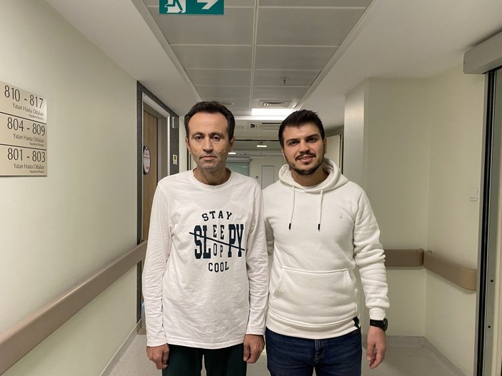 Beşiktaş'ta karaciğer kanseri kayınbabasına donör oldu 