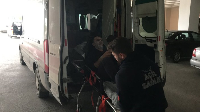 Edirne'de tır sürücüsünün piknik tüpü patladı
