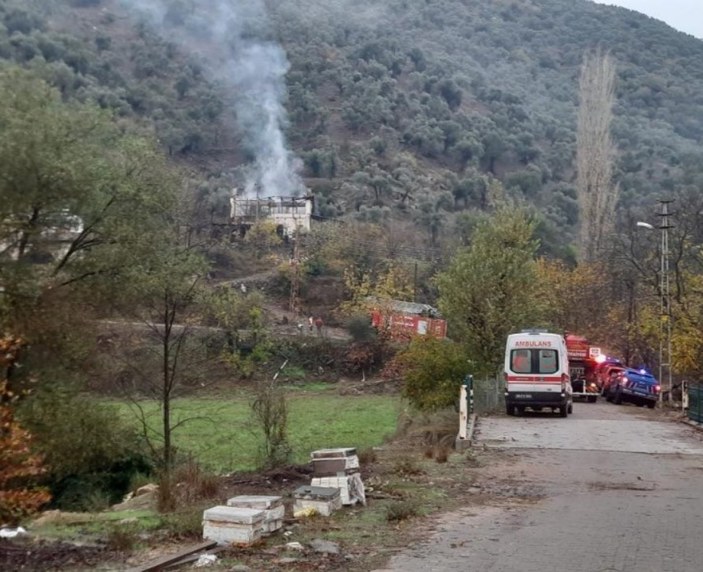 Aydın'da evde çıkan yangında yaşlı kadın hayatını kaybetti