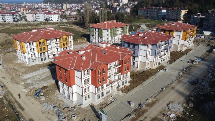 Sinop'ta selzedeler için inşa edilen konutlarda sona gelindi