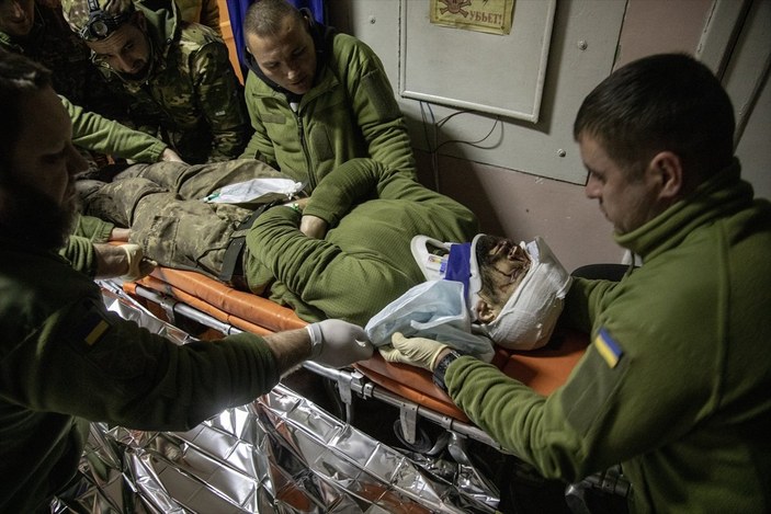 Savaşta yaralanan Ukraynalılar tedavi edildi