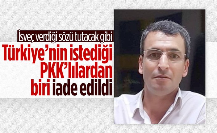 İsveç, PKK üyesi Mahmut Tat'ı Türkiye'ye iade etti