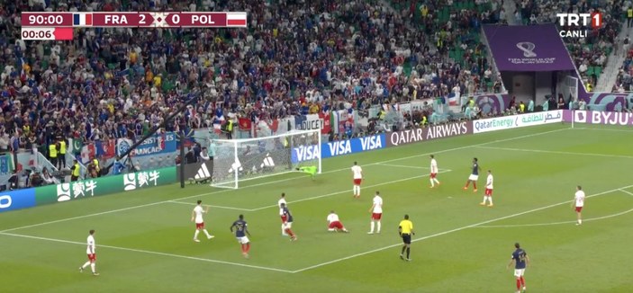 Mbappe'den Polonya'ya müthiş gol