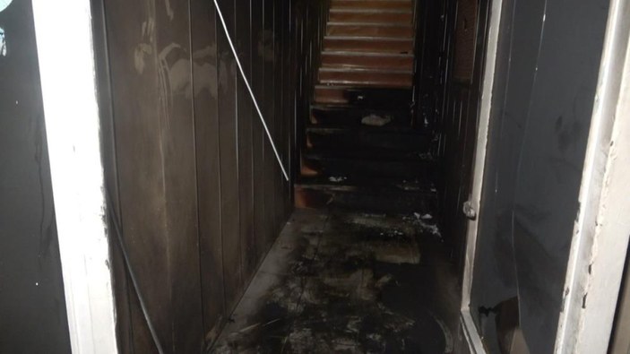 Bursa'da kız arkadaşının kaldığı oteli yaktı 