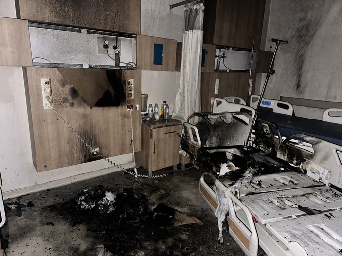 Kastamonu'da hastanede yangın çıktı: 8 hasta dumandan etkilendi