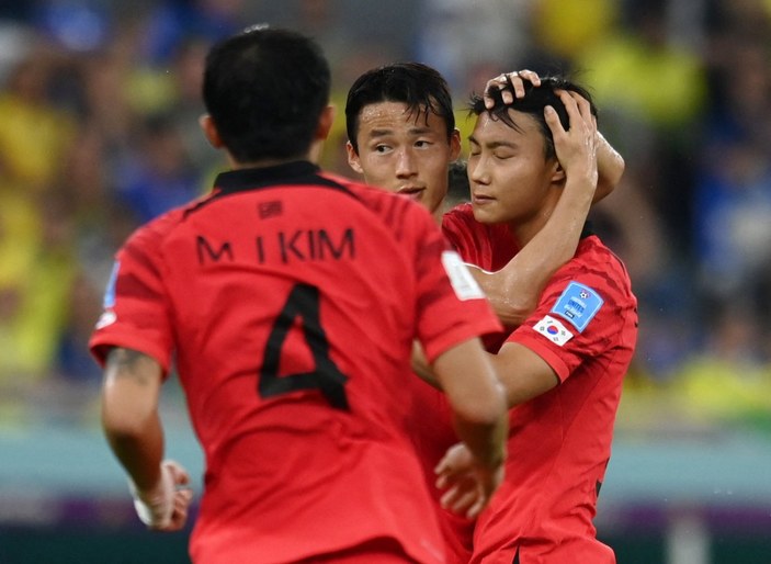 Güney Kore'yi 4-1 yenen Brezilya çeyrek finalde