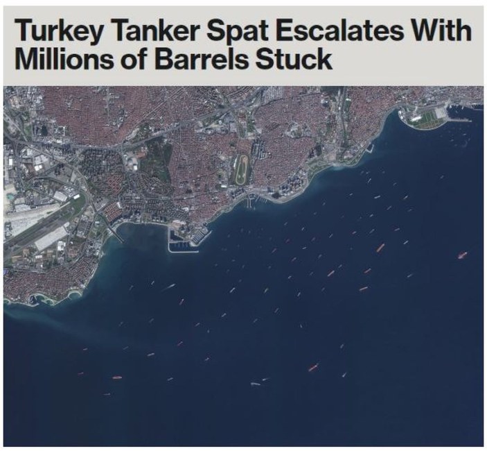 Bloomberg: Türkiye'de tanker tartışması tırmanıyor