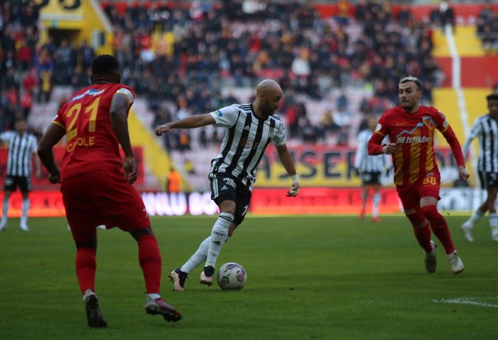 Beşiktaş, Kayserispor deplasmanında kazandı