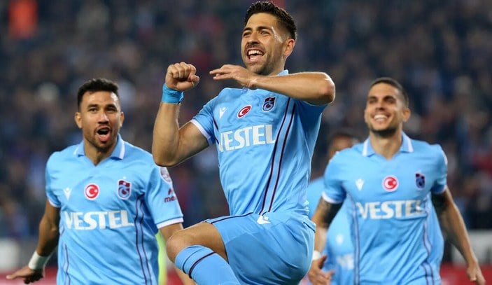 Trabzonspor'un golcüleri Bakasetas ve Trezeguet oldu
