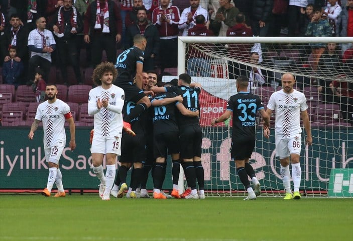 Hatayspor, Trabzonspor'u geriden gelerek yendi