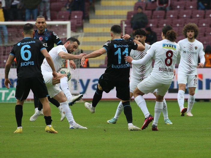 Hatayspor, Trabzonspor'u geriden gelerek yendi