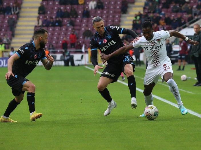 Hatayspor, Trabzonspor'u geriden gelerek yendi