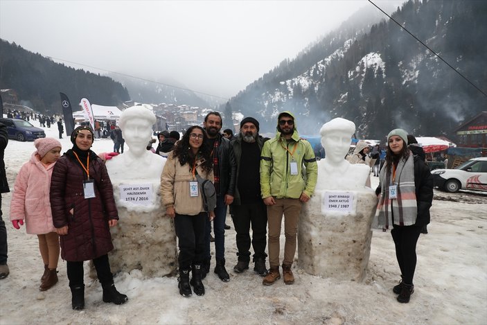 Rizeliler Ayder Kar Festivali'nde buluştu