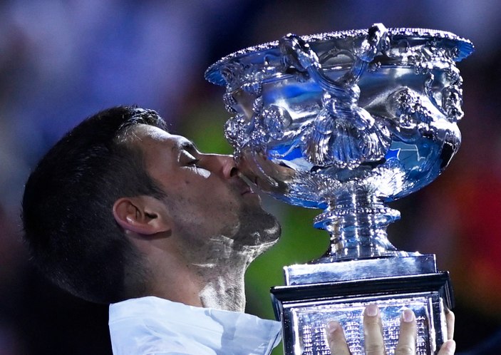 Avustralya Açık'ta şampiyon Novak Djokovic