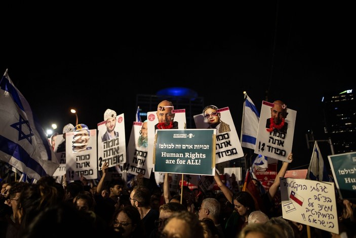 İsrail'de Netanyahu'nun yargı düzenlemesine karşı protestolar sürüyor