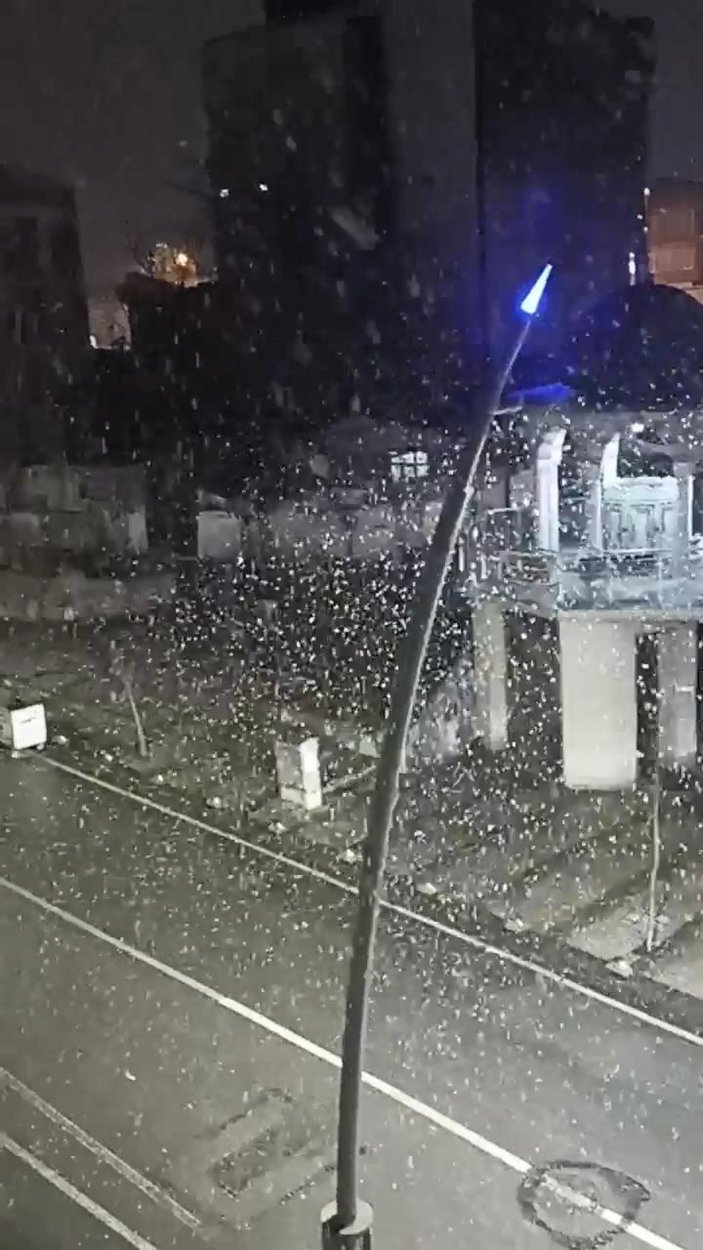 İstanbul'da kar yağışı başladı-1 #2