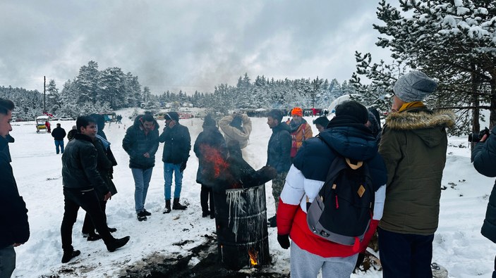 Kastamonu'da yayla kış festivaline 10 bin kişi katıldı