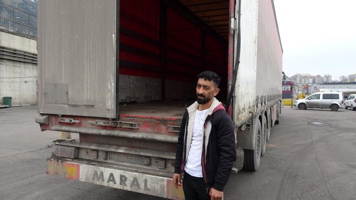 Trabzon'da tır içerisinde yakalanan 26 Afganistan uyruklu göçmen yakalandı
