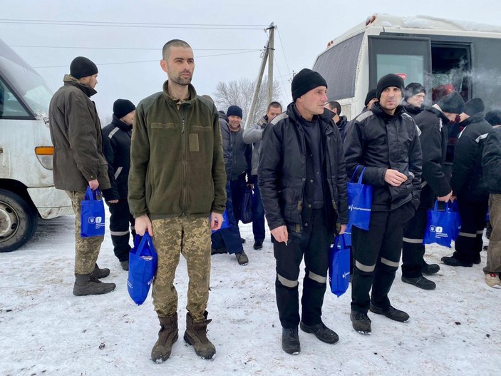 Ukrayna, 116 savaş esirini geri aldı