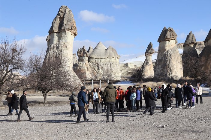 Yılın ilk ayından Kapadokya'ya rekor ziyaret: Turist sayısı 174 bini aştı