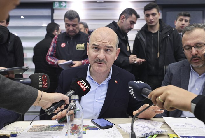 Süleyman Soylu: Türkiye'de yağma olayları söz konusu değildir