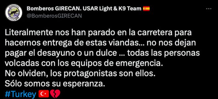 İspanya arama kurtarma ekibinden anlamlı paylaşım: Asıl kahraman buradaki halk
