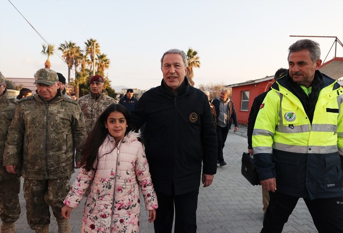 Hulusi Akar ve Murat Kurum Hatay'da