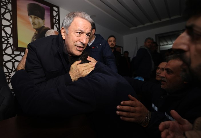 Hulusi Akar ve Murat Kurum Hatay'da