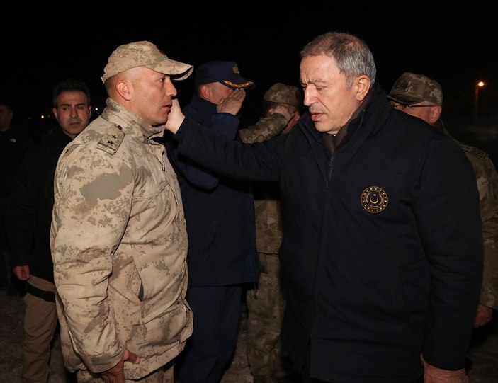 Hulusi Akar ve Murat Kurum Hatay'da