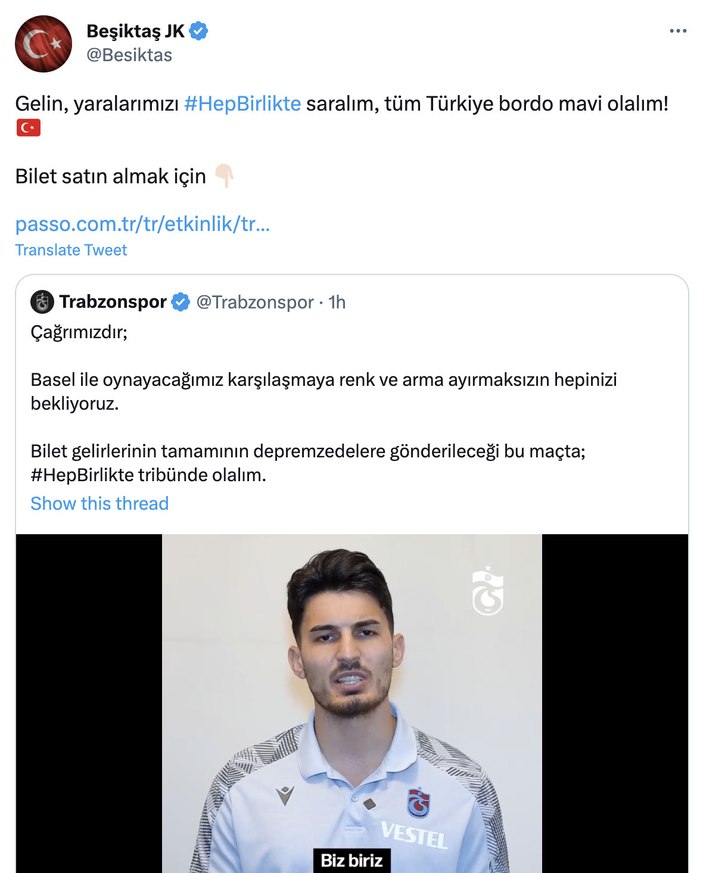 Uğurcan Çakır'dan taraftarlara destek çağrısı