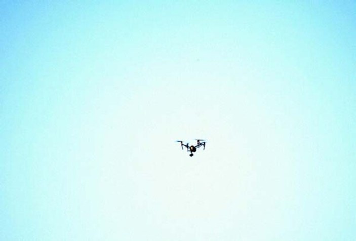 Ersun Yanal hazırlık maçını drone'la izledi