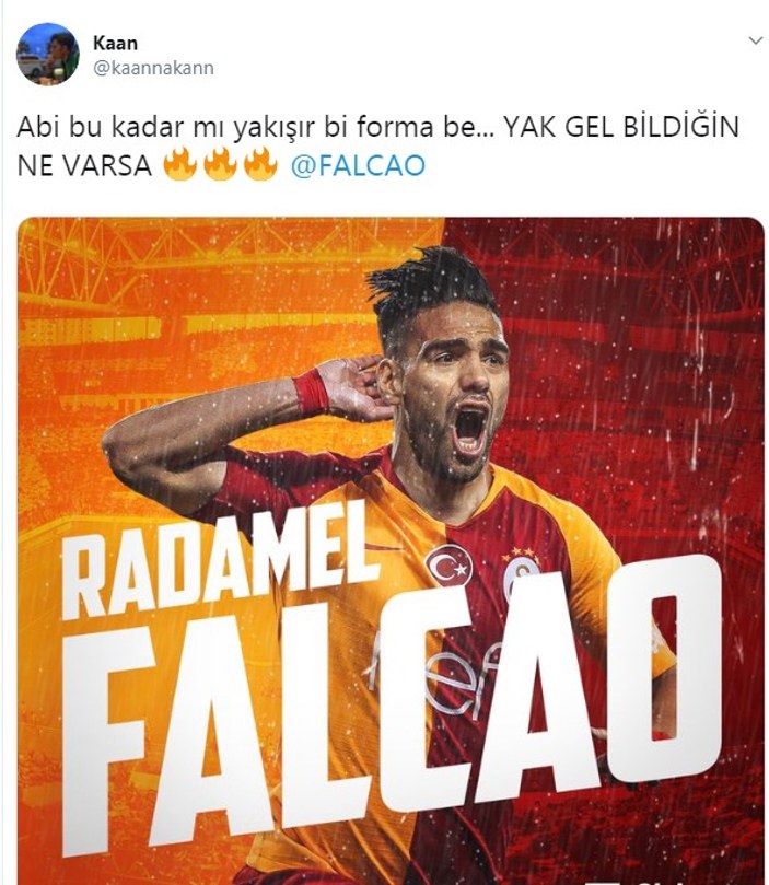 Galatasaraylı taraftarların Falcao heyecanı