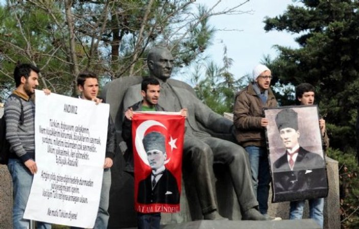 Marmara Üniversitesi'nde eylem