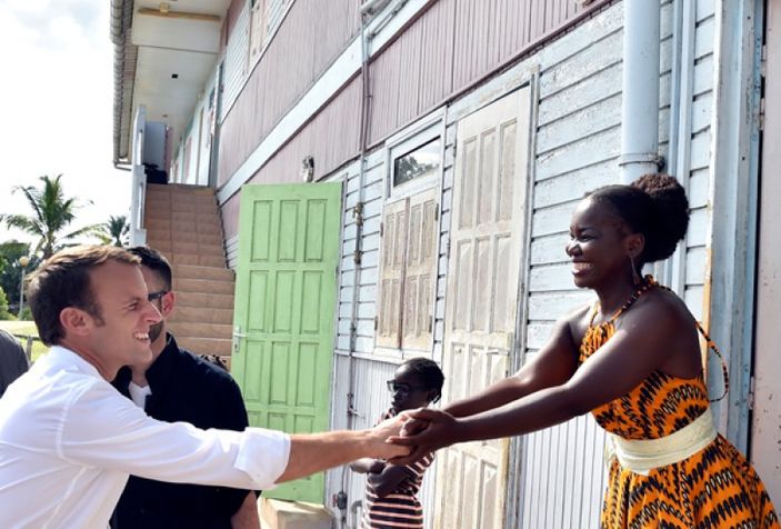 Macron'un Fransız Guyanası ziyareti