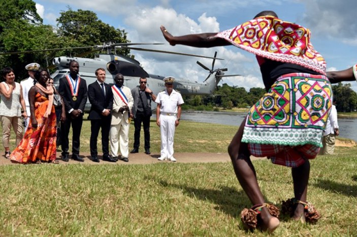 Macron'un Fransız Guyanası ziyareti