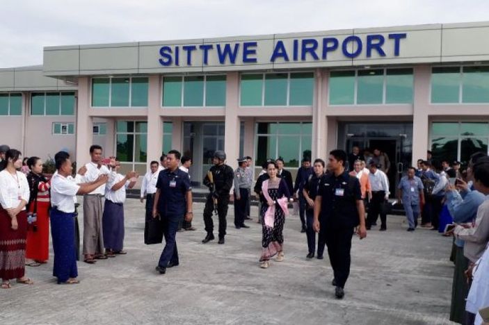 Myanmar lideri Suu Kyi ilk kez Arakan'da